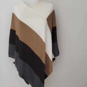 Lightweight, poncho shawl Ellen Tracy petite small